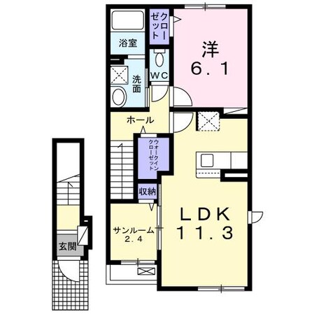 アーティクル Ⅰの物件間取画像